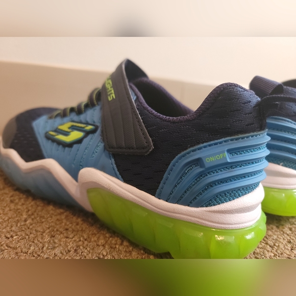 SKECHERS boys S Light Rapid Flash - Picture 4 of 8